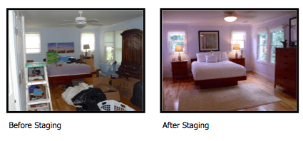 Staging a House to Sell OR Simplify to Live Beautifully. When placing lamps on each side of a sofa, bed or console table, it’s best to make sure they match.