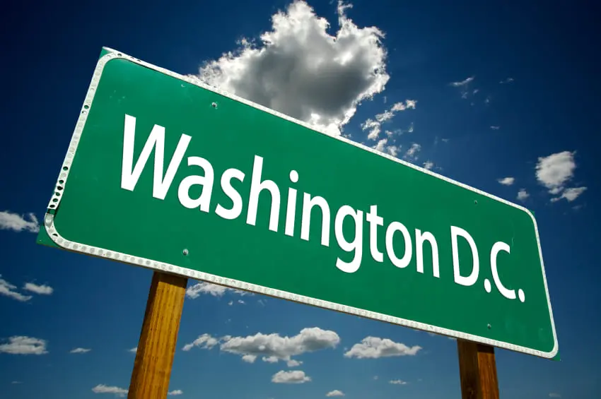 Washington route road sign Washington route road sign