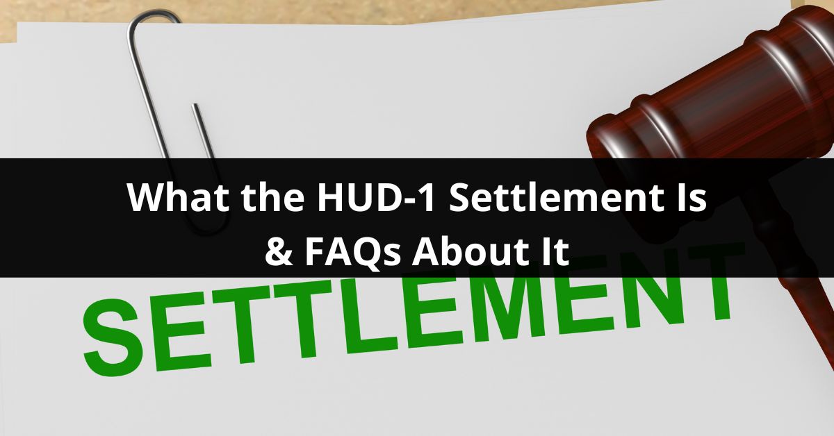 what is the hud 1 settlement statement