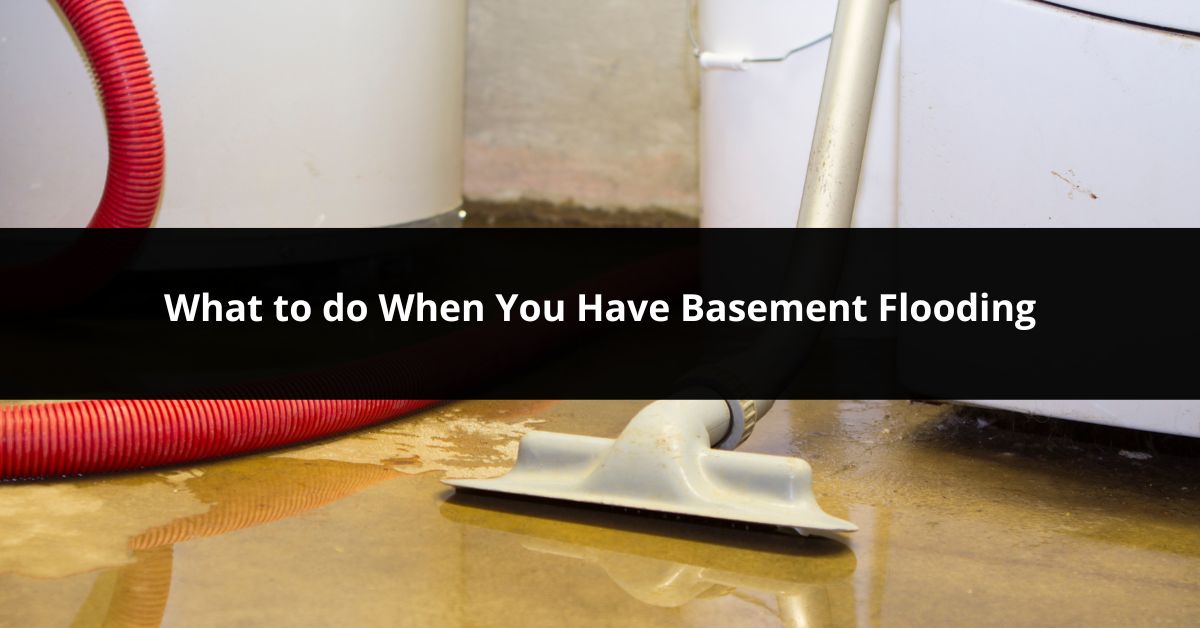 What to do When You Have Basement Flooding