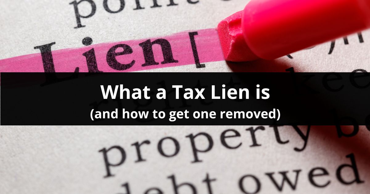 what a tax lien is