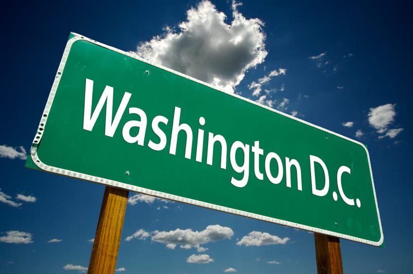 Washington route road sign